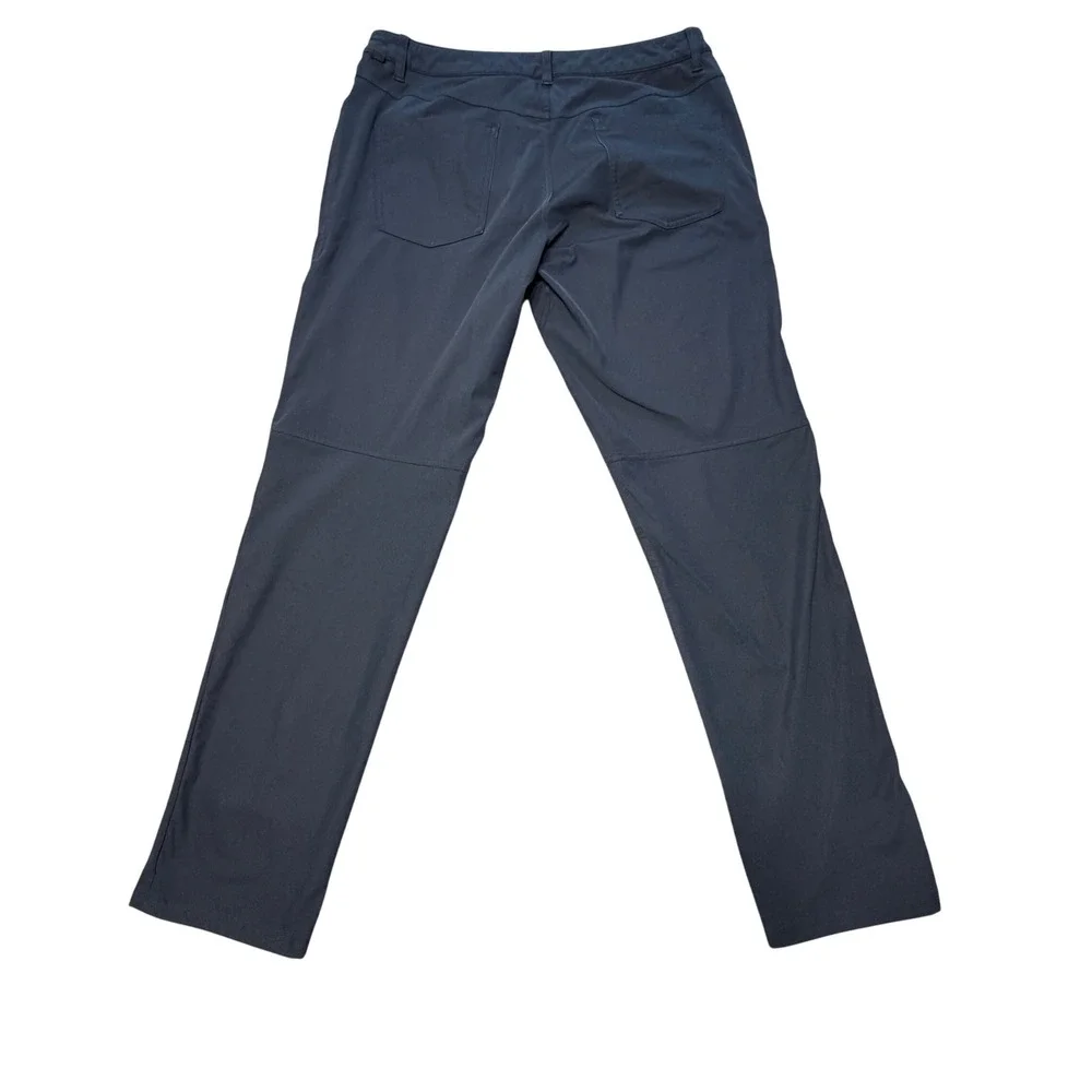 Lululemon ABC Pant Classic-Fit Warpstreme Navy Blue Mens 33 Athletic